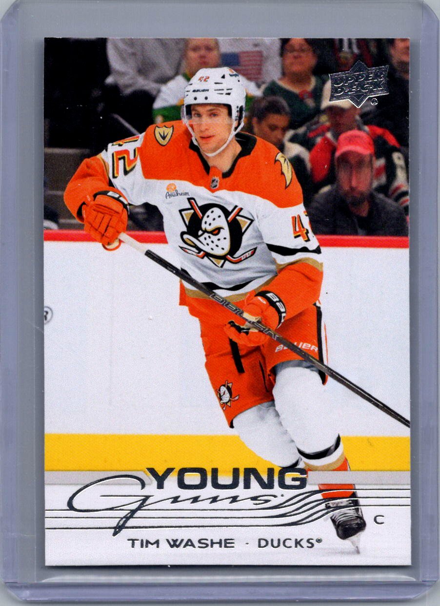2025-26 Upper Deck Tim Washe #206 RC front
