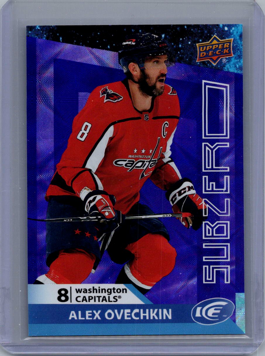 2021-22 Upper Deck Ice - Sub Zero Alex Ovechkin #SZ-24 front