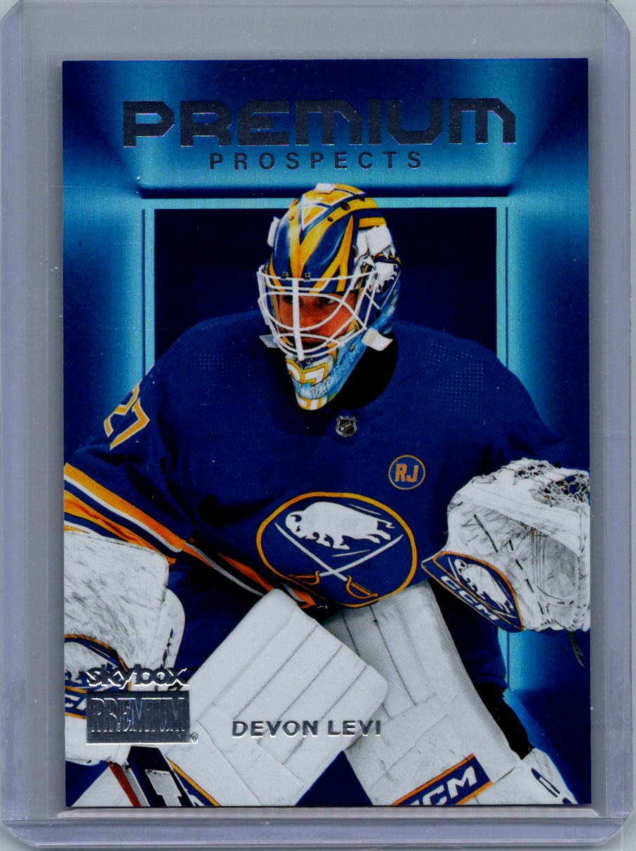 2023-24 SkyBox Metal Universe - SkyBox Premium Prospects Devon Levi #PP-40 front