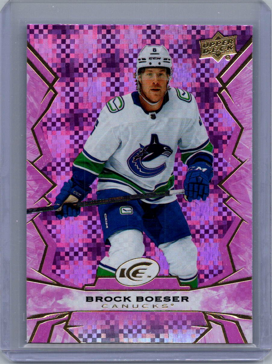 2022-23 Upper Deck Ice - Purple Brock Boeser #96 front