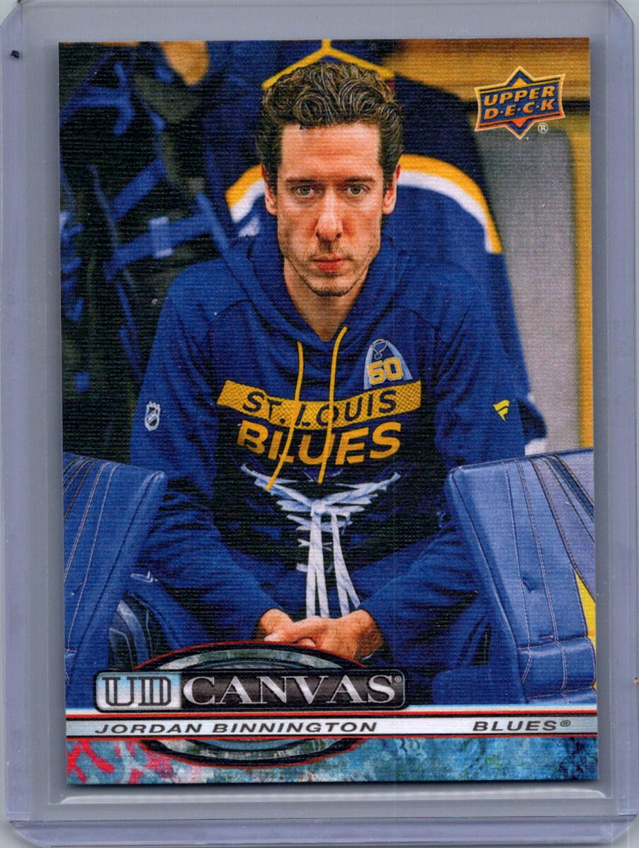 2025-26 Upper Deck - UD Canvas Jordan Binnington #C-66 front
