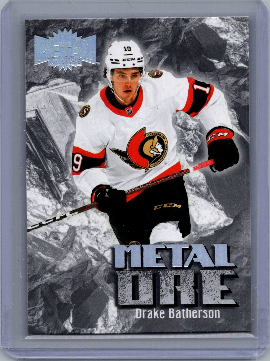 2022-23 SkyBox Metal Universe - Metal Ore Drake Batherson #MO-14 front