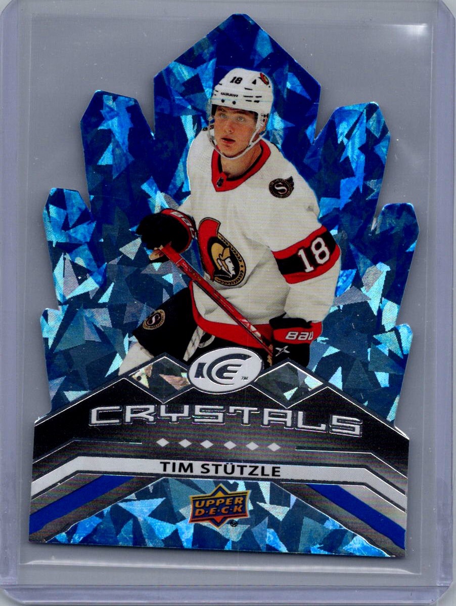 2021-22 Upper Deck Ice - Ice Crystals Tim Stutzle #IC-12 front