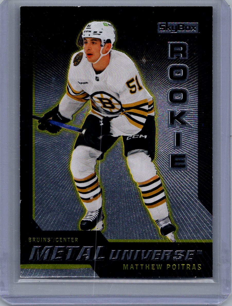 2023-24 SkyBox Metal Universe - 2008-09 Rookie Retros Matthew Poitras #R-2 front