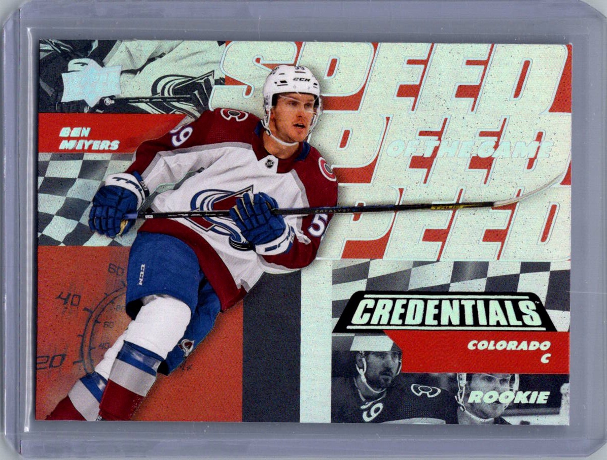 2022-23 Upper Deck Credentials - Speed of the Game Stars Clayton Keller #SG-19 front