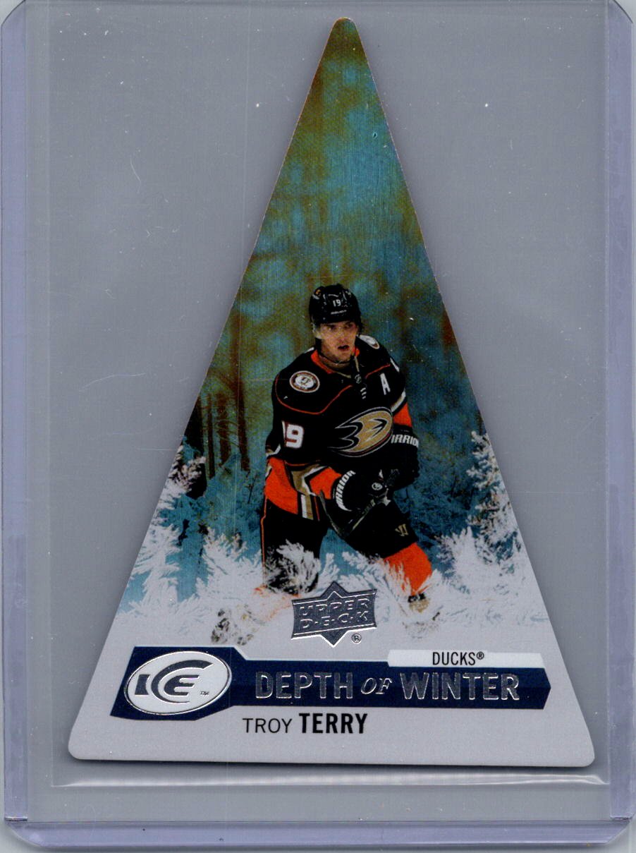 2023-24 Upper Deck Ice - Depth of Winter Troy Terry #DW-6 front