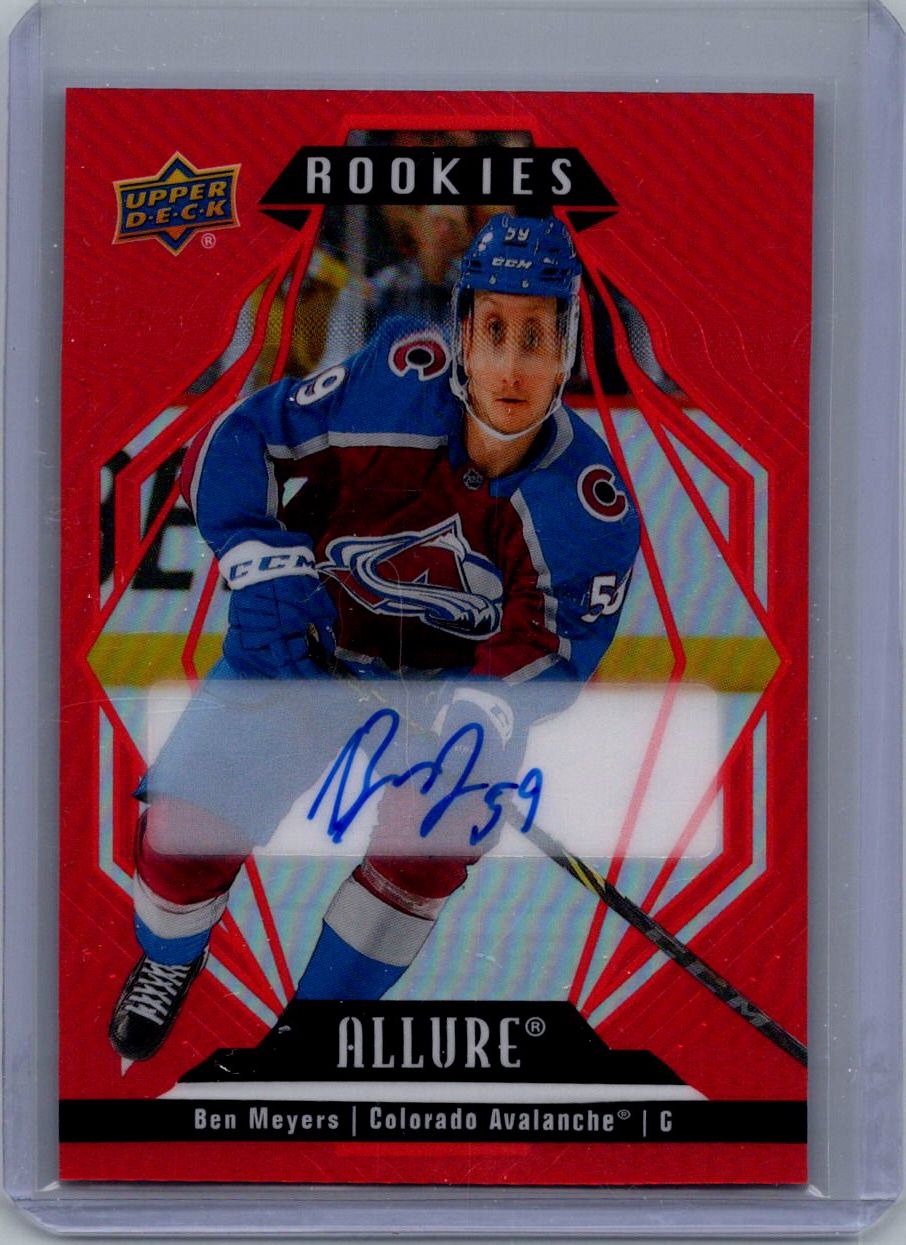 2022-23 Upper Deck Allure - Autographs Red Rainbow Ben Meyers #116 AU front