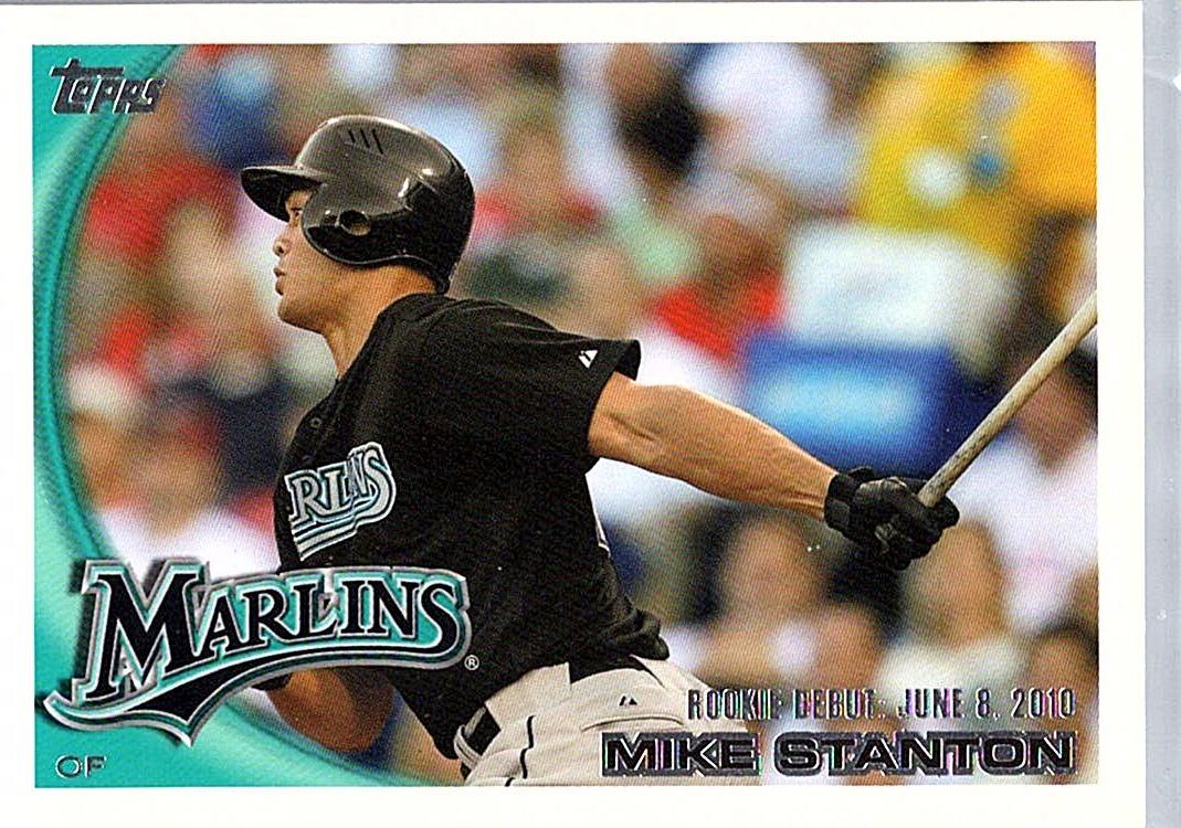 2010 Topps Update Mike Stanton #US-327 front