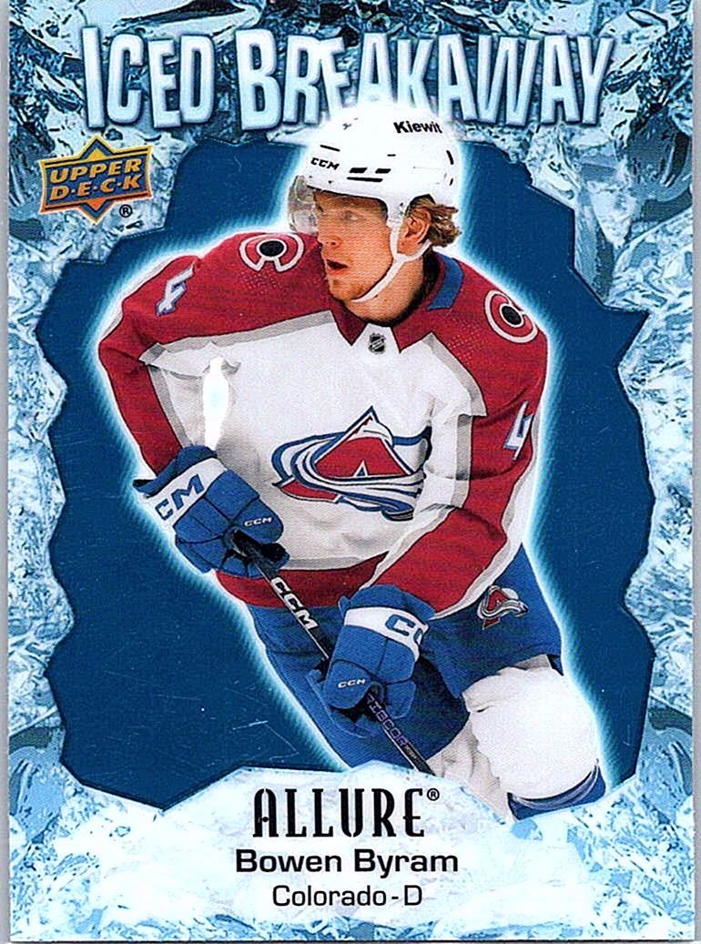 2023-24 Upper Deck Allure - Iced Breakaway Bowen Byram #IB-6 front