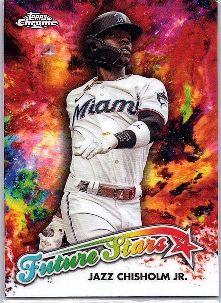 2023 Topps Chrome Update - Future Stars Jazz Chisholm Jr. #FSU-13 front