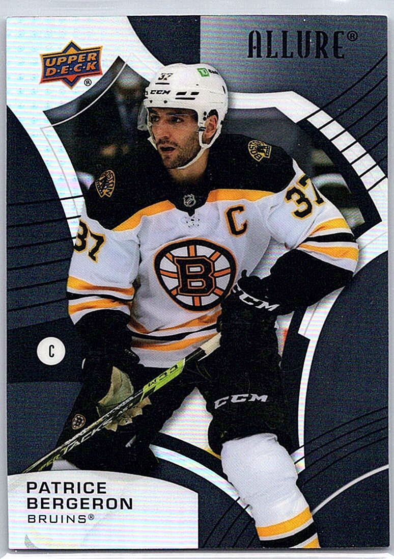 2021-22 Upper Deck Allure - Black Rainbow Patrice Bergeron #27 front