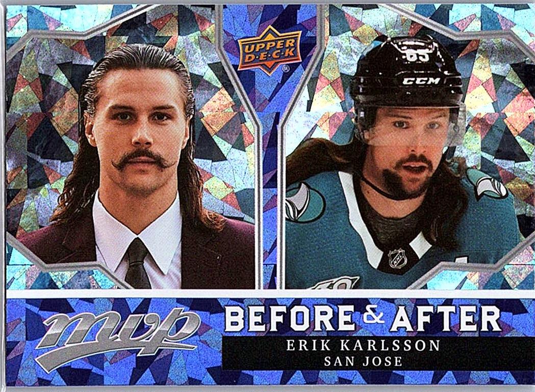 2021-22 Upper Deck MVP - Before and After Erik Karlsson #BA-6 front