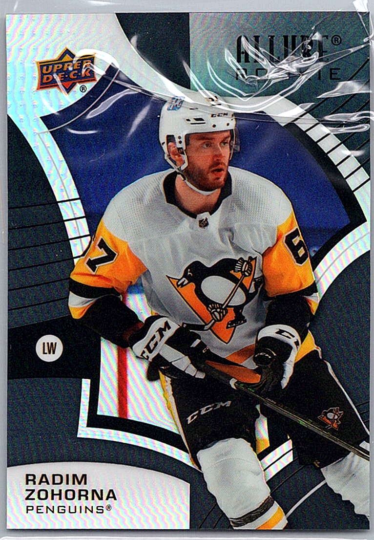 2021-22 Upper Deck Allure - Black Rainbow Radim Zohorna #121 front