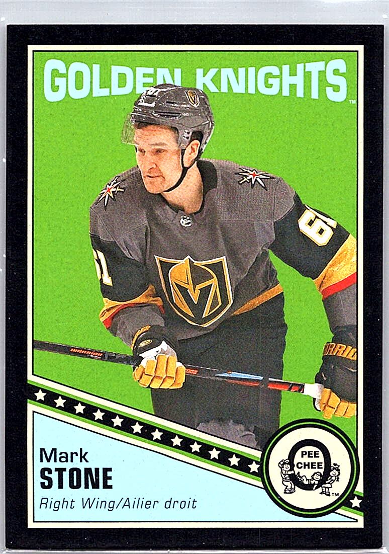 2019-20 O-Pee-Chee - Retro-Black-Border Mark Stone #417 SN100 front