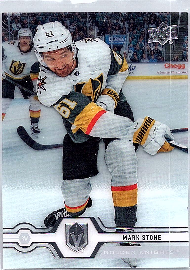 2019-20 Upper Deck Clear Cut Mark Stone #CC-MS AU front