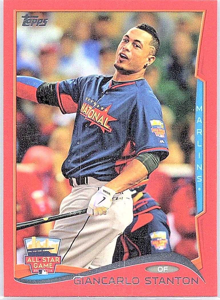 2014 Topps Update - Target Red Border Giancarlo Stanton #US-238 front