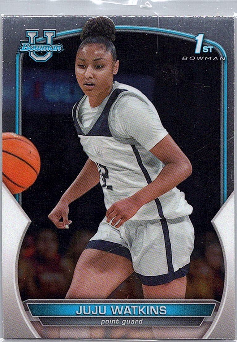 2022-23 Bowman University Chrome JuJu Watkins #43 front