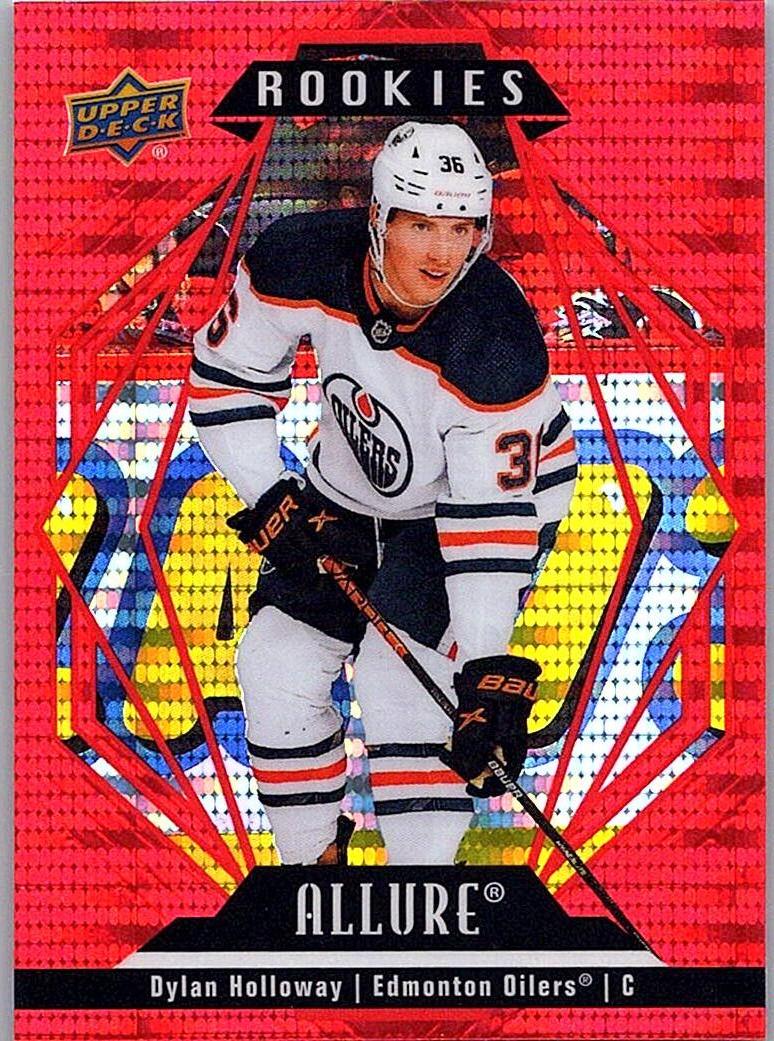 2022-23 Upper Deck Allure - Red Rainbow Dylan Holloway #121 front