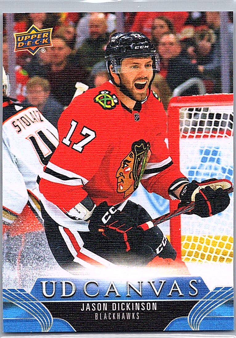2023-24 Upper Deck - UD Canvas Jason Dickinson #C16 front