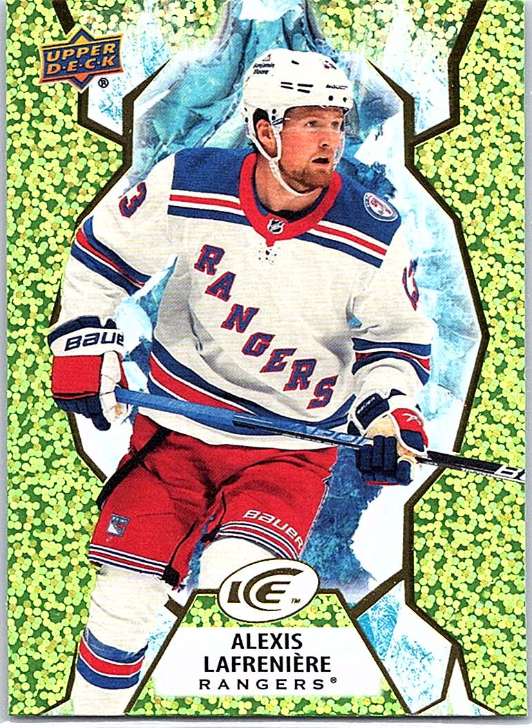 2021-22 Upper Deck Ice - Green Alexis Lafreniere #81 front