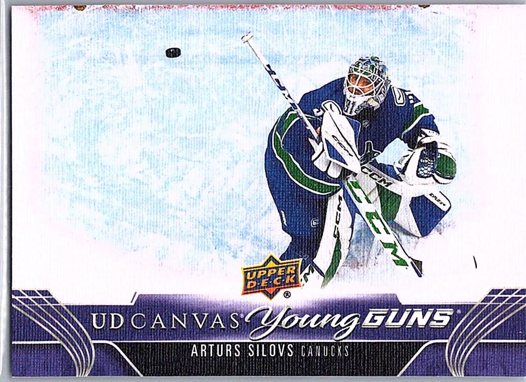 2023-24 Upper Deck - UD Canvas Arturs Silovs #C212 front
