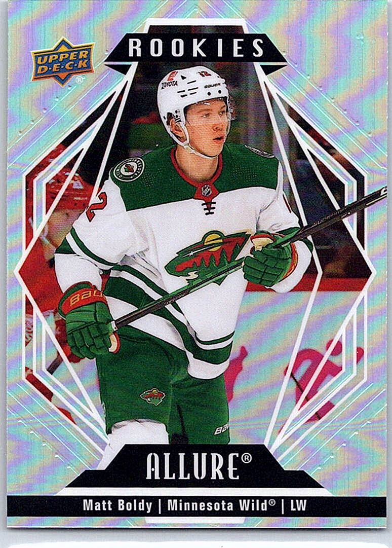 2022-23 Upper Deck Allure Matt Boldy #114 RC front