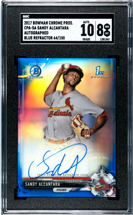 2017 Baseball Sandy Alcantara #CPA-SA front