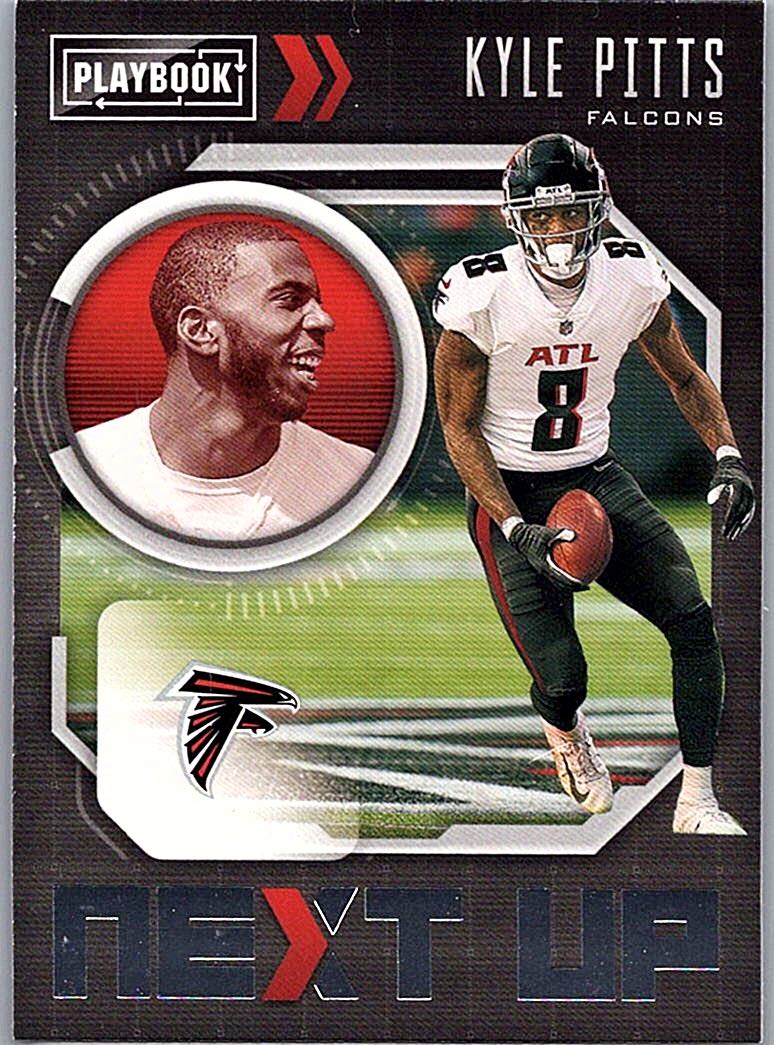 2021 Panini Playbook - Next Up Kyle Pitts #NXT-KPI front