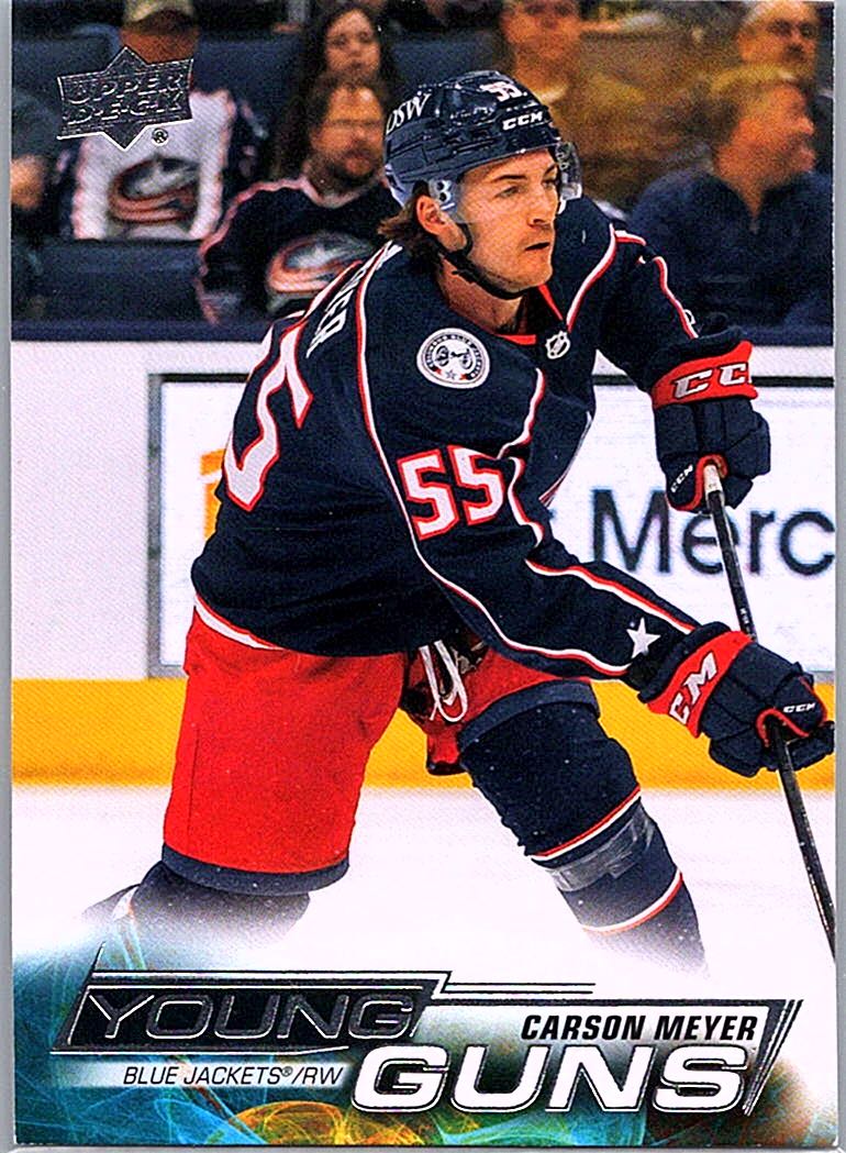 2022-23 Upper Deck Carson Meyer #231 RC front