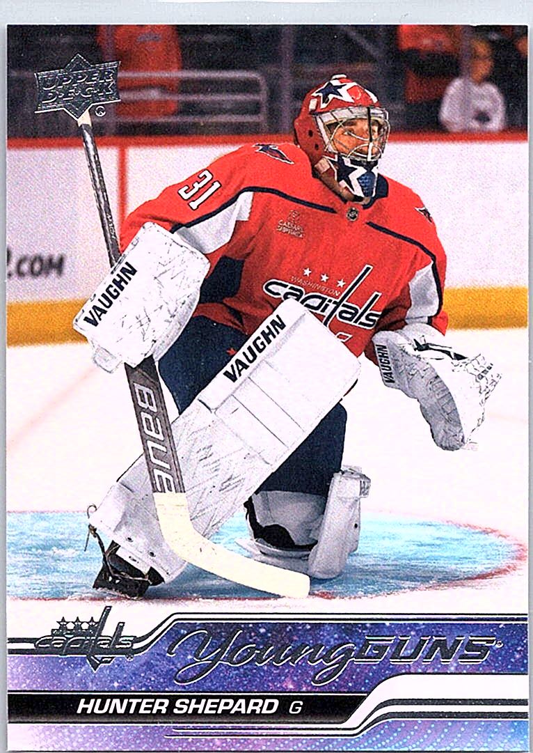 2023-24 Upper Deck Hunter Shepard #491 RC front