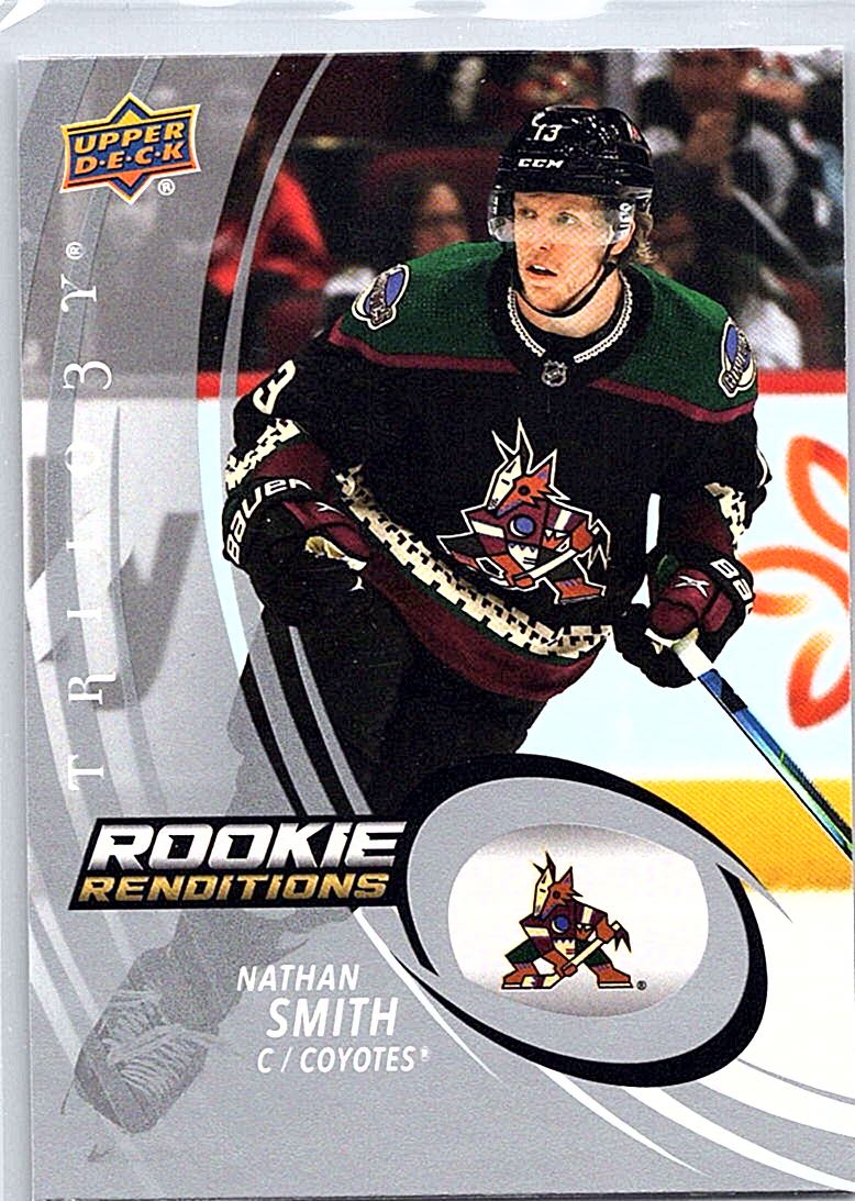 2022-23 Upper Deck Trilogy - Rookie Renditions Nathan Smith #RR-6 front