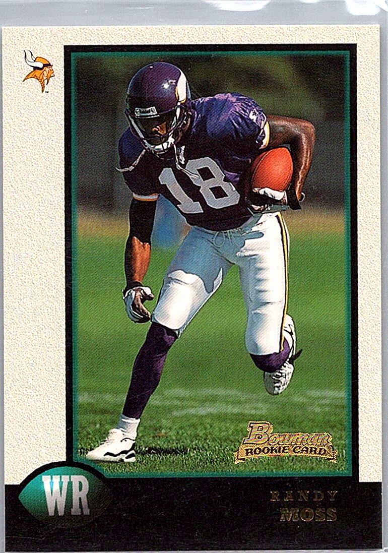 1998 Bowman Randy Moss #182 RC front