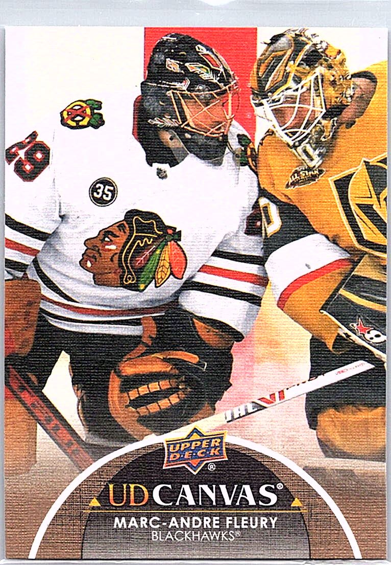 2021-22 Upper Deck - UD Canvas Marc-Andre Fleury #C287 front