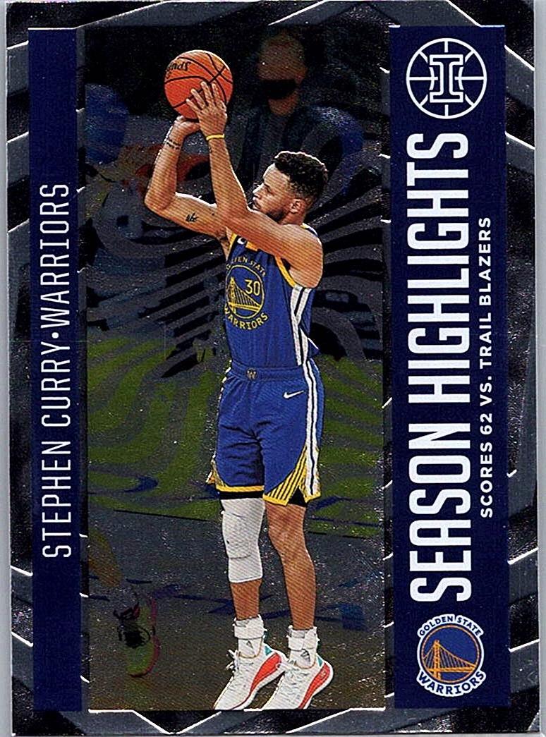 2020-21 Panini Illusions - Season Highlights Stephen Curry #25 front