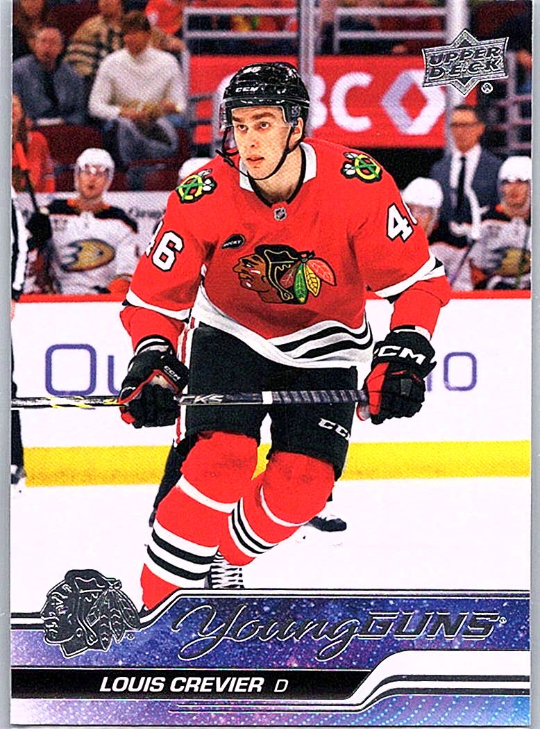 2023-24 Upper Deck Louis Crevier #721 RC front