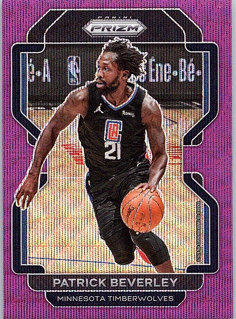 2021-22 Panini Prizm - Purple Wave Patrick Beverley #25 front