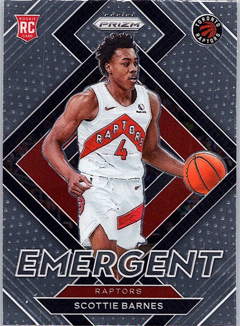 2021-22 Panini Prizm - Emergent Scottie Barnes #13 front