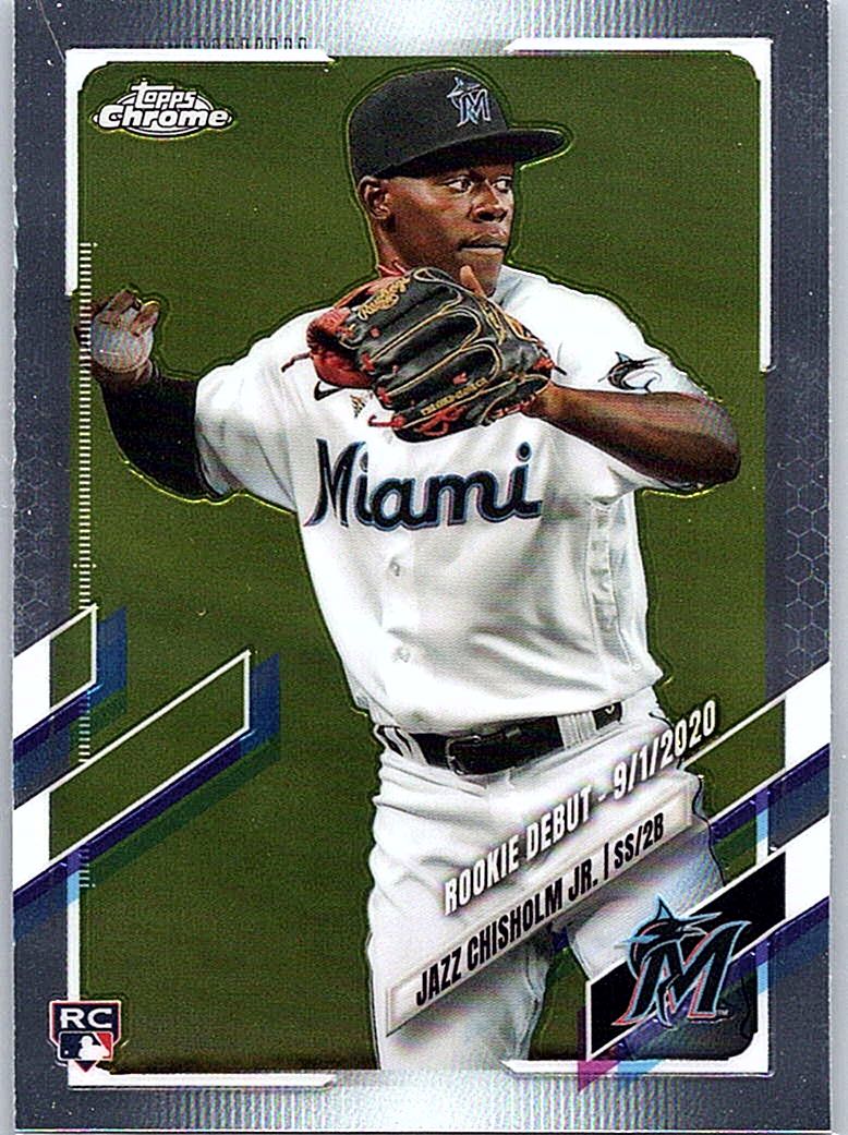 2021 Topps Chrome Update Jazz Chisholm Jr. #USC52 front