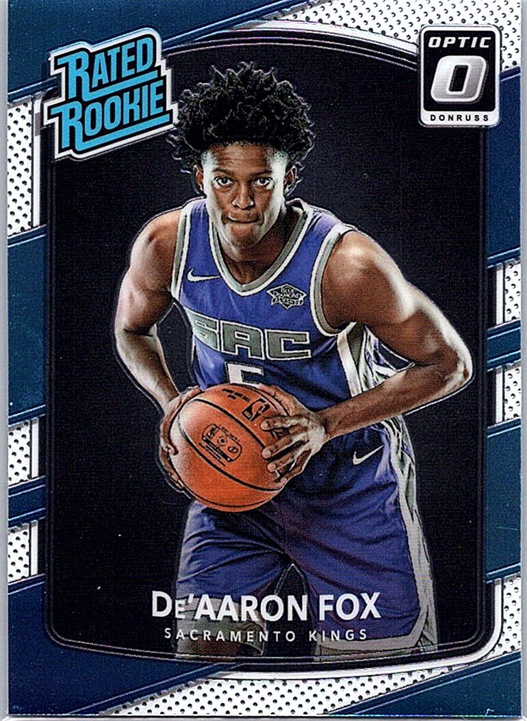 2017-18 Donruss Optic De'Aaron Fox #196 RC front