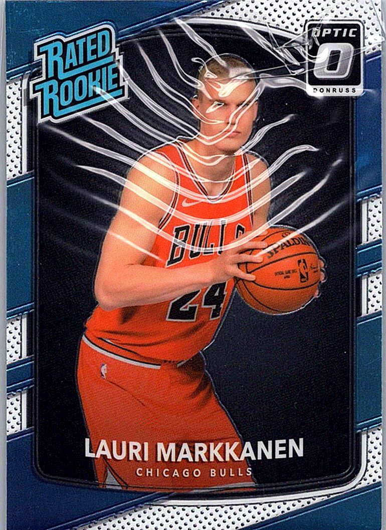 2017-18 Donruss Optic Lauri Markkanen #159 RC front