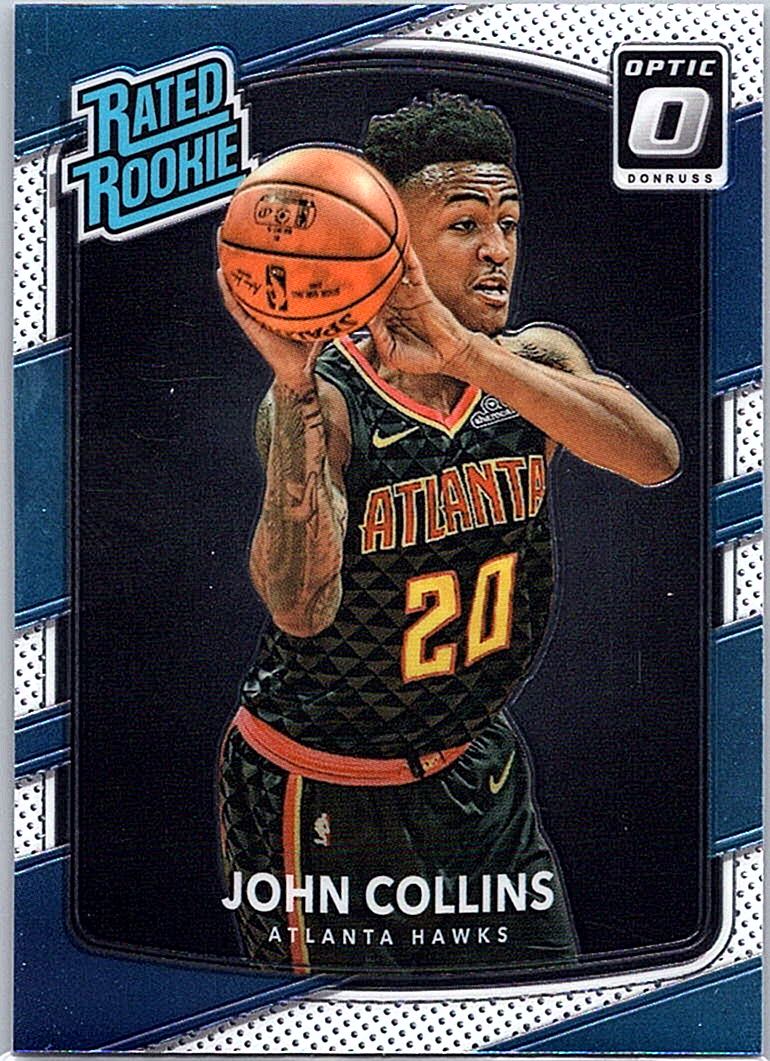 2017-18 Donruss Optic John Collins #182 RC front