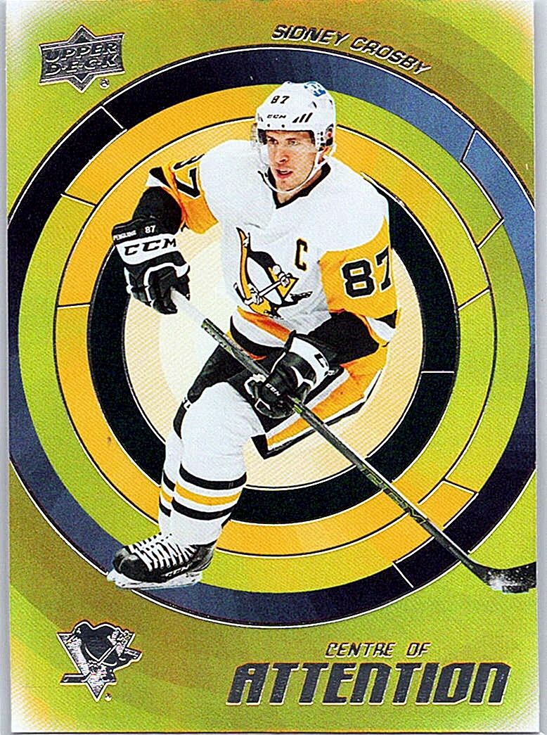 2022-23 Upper Deck - Centre of Attention Sidney Crosby #CA-5 front