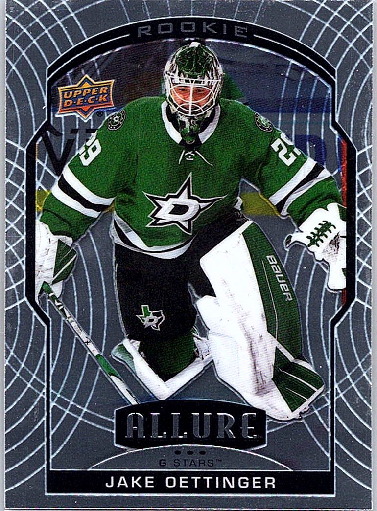 2020-21 Upper Deck Allure Jake Oettinger #91 RC front