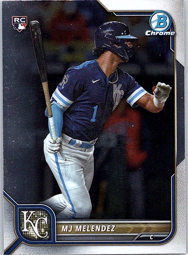 2022 Bowman Chrome MJ Melendez #25 RC front