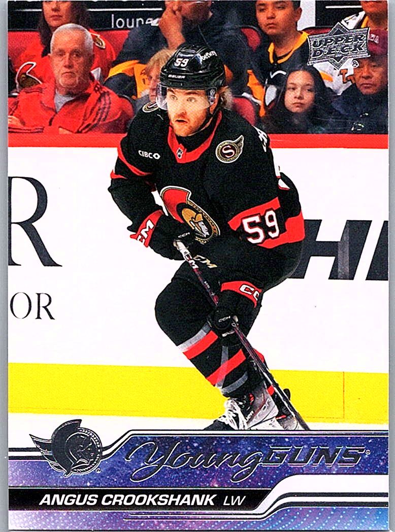 2023-24 Upper Deck Angus Crookshank #706 RC front