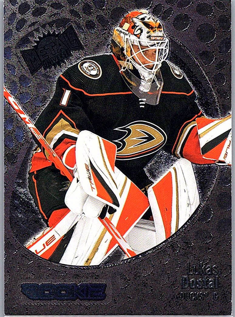 2022-23 SkyBox Metal Universe Lukas Dostal #161 RC front
