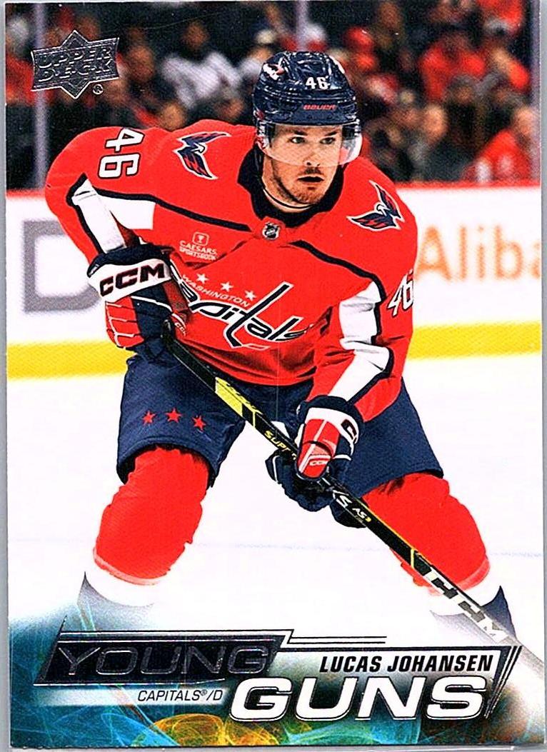2022-23 Upper Deck Lucas Johansen #482 RC front