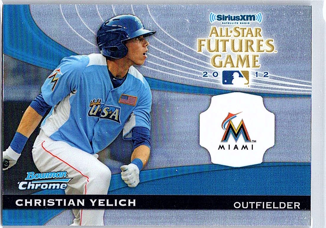 2012 Bowman Chrome - Futures Game Christian Yelich #FG-CY front