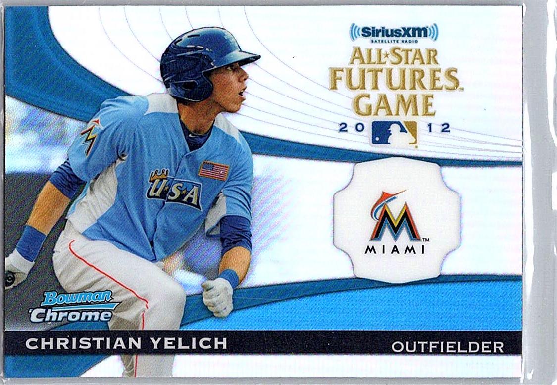 2012 Bowman Chrome - Futures Game Christian Yelich #FG-CY front