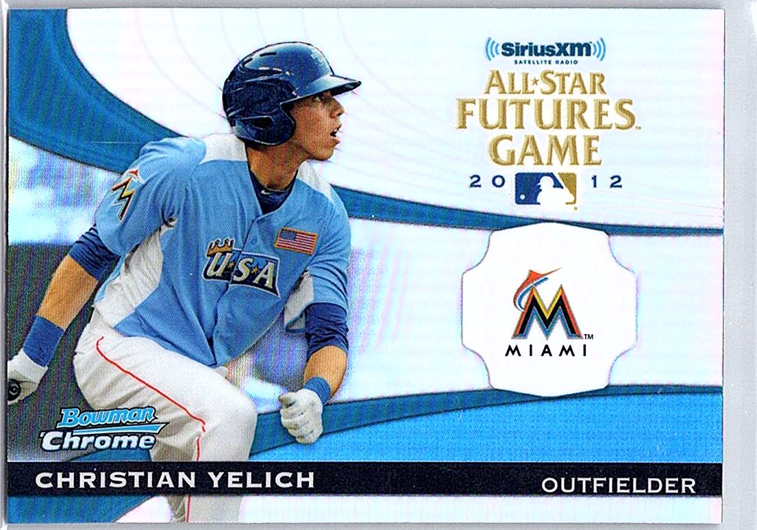 2012 Bowman Chrome - Futures Game Christian Yelich #FG-CY front